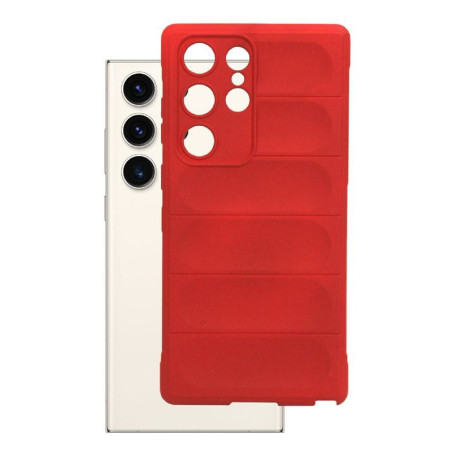 ETUI PANCERNE PHANTOM na telefon Samsung Galaxy S23 Ultra S918 czerwone