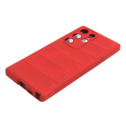 ETUI PANCERNE PHANTOM na telefon Samsung Galaxy S23 Ultra S918 czerwone