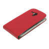Etui pionowe z klapką SLIM FLEX na telefon Samsung Galaxy Trend S7560 / Duos S7562 / Trend+ S7580 S7582 czerwone