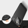 Etui Bumper Carbon Lux na telefon Apple iPhone 13 Pro A2638 czarne
