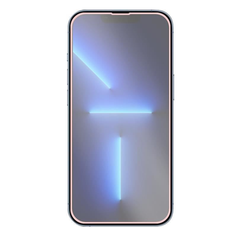9H SZKŁO hartowane na telefon Apple iPhone 14+ A2886 / 13 Pro Max A2643 FLUO czerwone