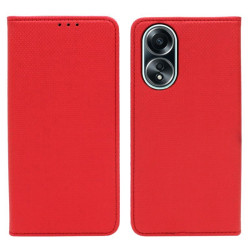 Etui Smart Magnet na telefon OPPO A58 4G CPH2577 czerwone