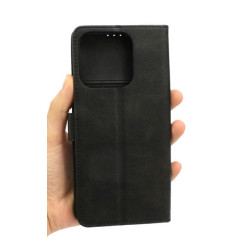 Etui Smart Leather na telefon Honor X8A czarne