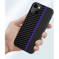 Etui Carbon Protect na telefon Apple iPhone 13 Pro Max A2643 czarno-niebieskie