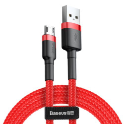 Kabel USB - Micro USB Baseus Cafule QC3.0 2m przewód wspierający szybkie ładowanie czerwony