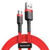 Kabel USB - Micro USB Baseus Cafule QC3.0 2m przewód wspierający szybkie ładowanie czerwony