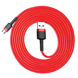 Kabel USB - Micro USB Baseus Cafule QC3.0 2m przewód wspierający szybkie ładowanie czerwony