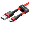 Kabel USB - Micro USB Baseus Cafule QC3.0 2m przewód wspierający szybkie ładowanie czerwony
