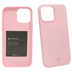 Etui Mercury JELLY na telefon Apple iPhone 13 Pro Max A2643 jasnoróżowe