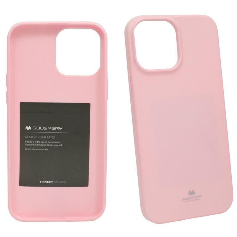 Etui Mercury JELLY na telefon Apple iPhone 13 Pro Max A2643 jasnoróżowe