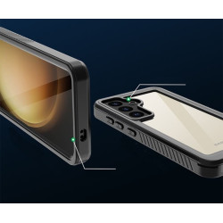 Etui wodoodporne Full Body na telefon Samsung Galaxy S24+ 5G S926 czarne