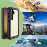 Etui wodoodporne Full Body na telefon Samsung Galaxy S24+ 5G S926 czarne
