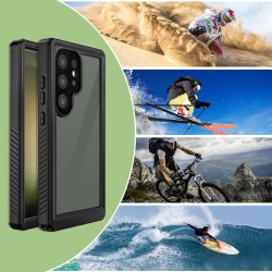 Etui wodoodporne Full Body na telefon Samsung Galaxy S24 Ultra S928 czarne
