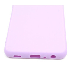 Etui Silicone Lens na telefon Samsung Galaxy A72 / A72 5G fioletowe