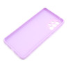 Etui Silicone Lens na telefon Samsung Galaxy A72 / A72 5G fioletowe