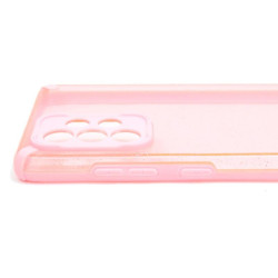 Etui pancerne Glitter na telefon Samsung Galaxy A72 / A72 5G różowe