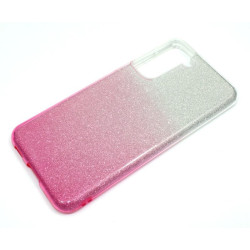 Etui Jelly Case SHINING HQ na telefon Samsung Galaxy S21+ 5G G996 srebrno-różowe