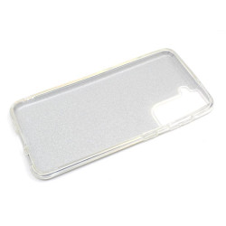 Etui Jelly Case SHINING HQ na telefon Samsung Galaxy S21+ 5G G996 srebrne
