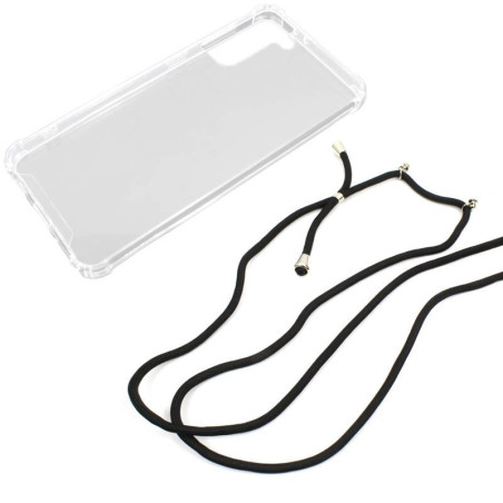 Etui Strap Case na telefon Samsung Galaxy S21+ 5G G996 czarne