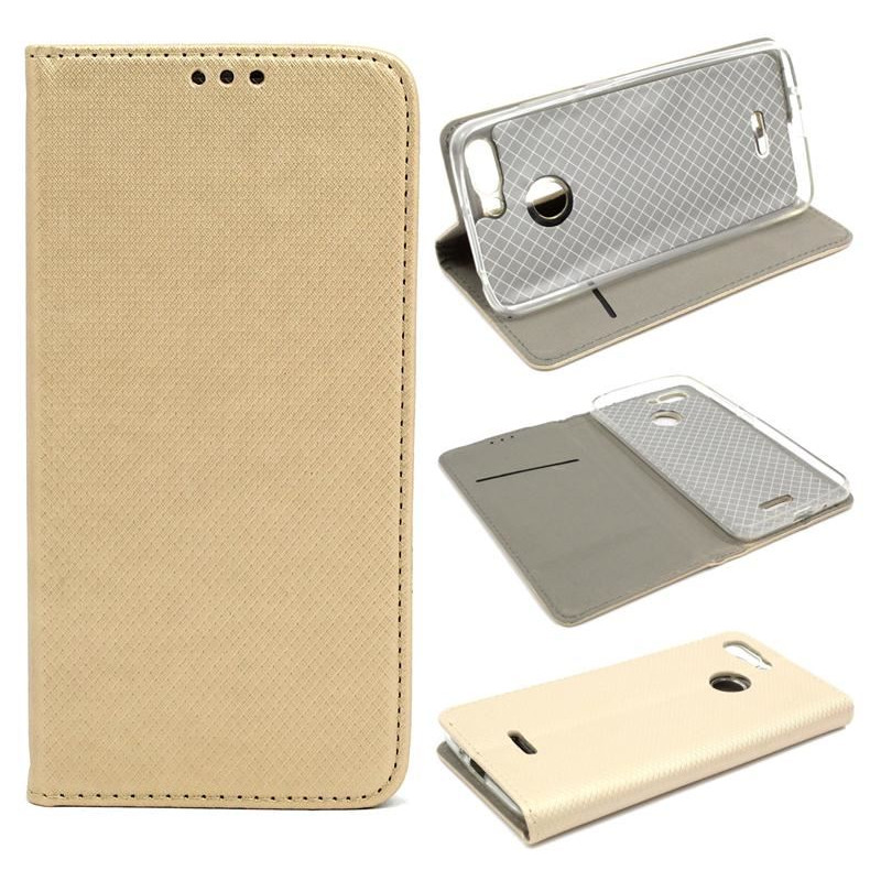 Etui Smart Magnet na telefon Xiaomi Redmi 6 złoty