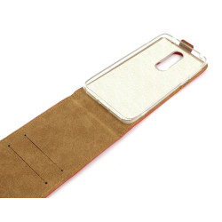 Etui pionowe z klapką SLIM FLEX na telefon Alcatel 1X 2019 5008 czerwone HQ