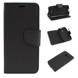 Etui Fancy Diary na telefon Alcatel PIXI 3 4,5" czarny