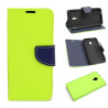 Etui Fancy Diary na telefon Alcatel U5 3G 4047 limonkowe