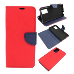 Etui Fancy Diary na telefon Blackview A100 czerwone