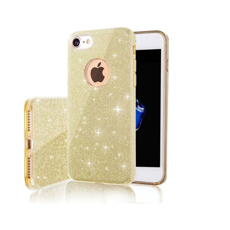 Etui Jelly Case SHINING HQ na telefon Apple iPhone 16 A3287 złote