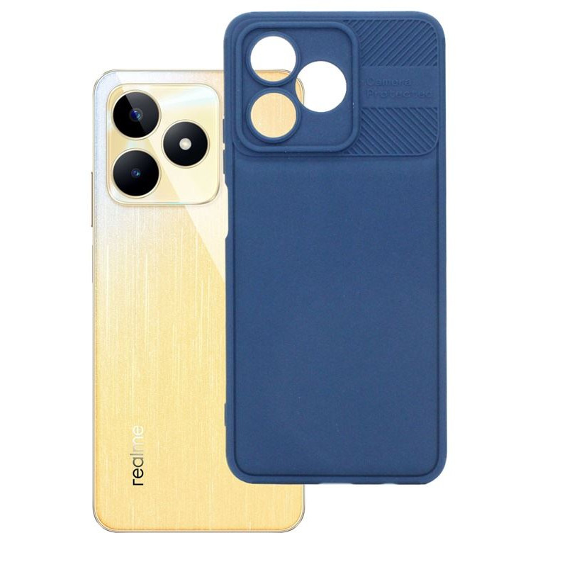 Etui Cross Case na telefon Realme C53 RMX3760 granatowe