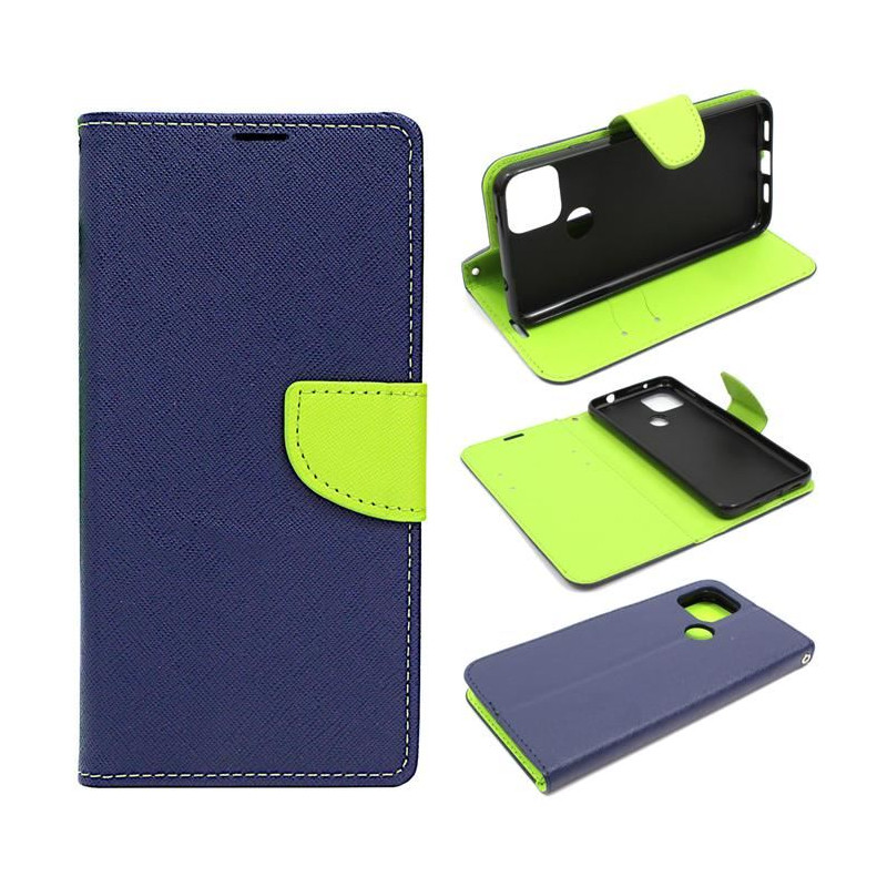 Etui Fancy Diary na telefon Google Pixel 4A 5G / 5 XL granatowe