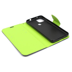Etui Fancy Diary na telefon Google Pixel 4A 5G / 5 XL granatowe