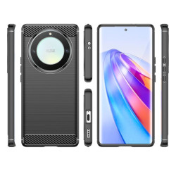Etui Bumper Carbon LUX na telefon Honor Magic 5 Lite 5G czarne