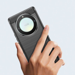 Etui Bumper Carbon LUX na telefon Honor Magic 5 Lite 5G czarne