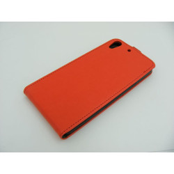 Etui pionowe z klapką SLIM FLEX na telefon HTC Desire 728 / 728G czerwone