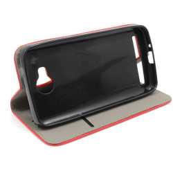 Etui Smart Magnet na telefon Huawei Y3II LUA-L21 czerwone