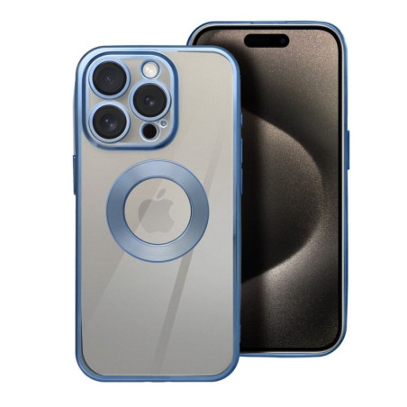Etui Glam na telefon Apple iPhone 16 Pro Max A3296 niebieskie