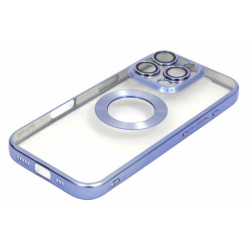 Etui Glam na telefon Apple iPhone 16 Pro Max A3296 niebieskie