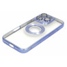 Etui Glam na telefon Apple iPhone 16 Pro Max A3296 niebieskie