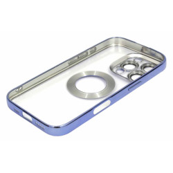 Etui Glam na telefon Apple iPhone 16 Pro Max A3296 niebieskie