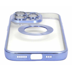 Etui Glam na telefon Apple iPhone 16 Pro Max A3296 niebieskie