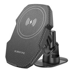 Uchwyt samochodowy indukcyjny magnetyczny 15W do kokpitu na telefon / smartfon / nawigację / GPS BH216