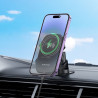 Uchwyt samochodowy indukcyjny magnetyczny 15W do kokpitu na telefon / smartfon / nawigację / GPS BH216
