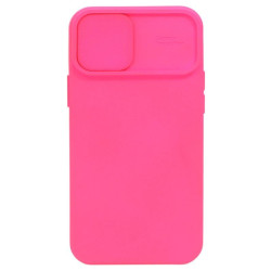 Etui SILICONE LENS na telefon Apple iPhone 14+ A2886 różowe