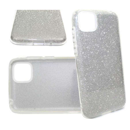Etui Jelly Case SHINING HQ na telefon Huawei Y5p DRA-L29 srebrne