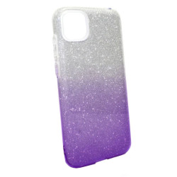 Etui Jelly Case SHINING HQ na telefon Huawei Y5p DRA-L29 srebrno-fioletowe