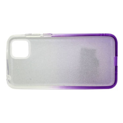 Etui Jelly Case SHINING HQ na telefon Huawei Y5p DRA-L29 srebrno-fioletowe