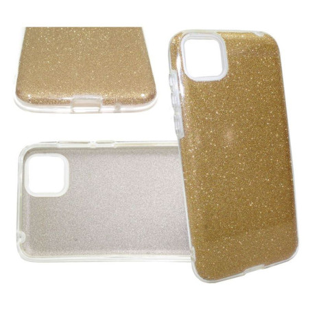 Etui Jelly Case SHINING HQ na telefon Huawei Y5p DRA-L29 złote