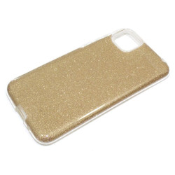 Etui Jelly Case SHINING HQ na telefon Huawei Y5p DRA-L29 złote