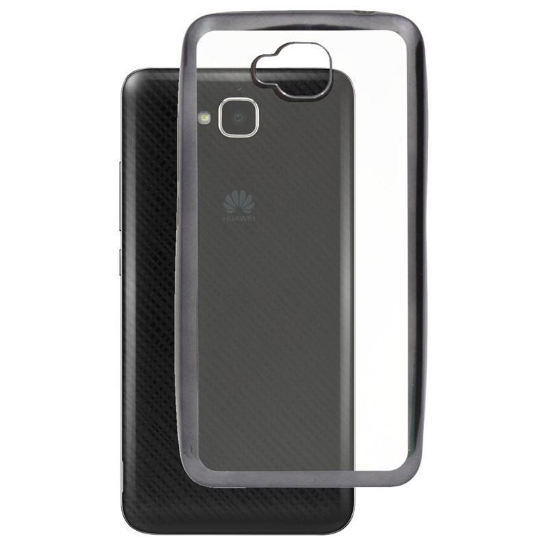 Etui BUMPER GLOSSY TPU na telefon Huawei Y6 Pro TIT-L01 czarne